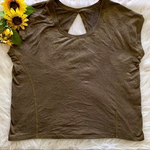 Gold Lululemon Top